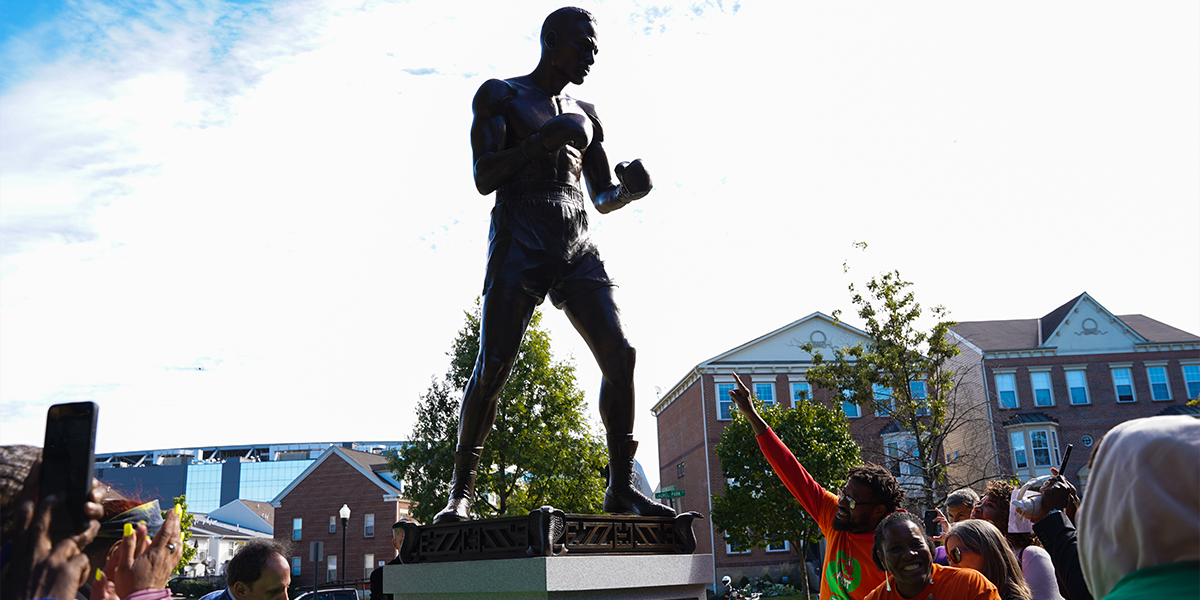 Ezzard Charles Statue